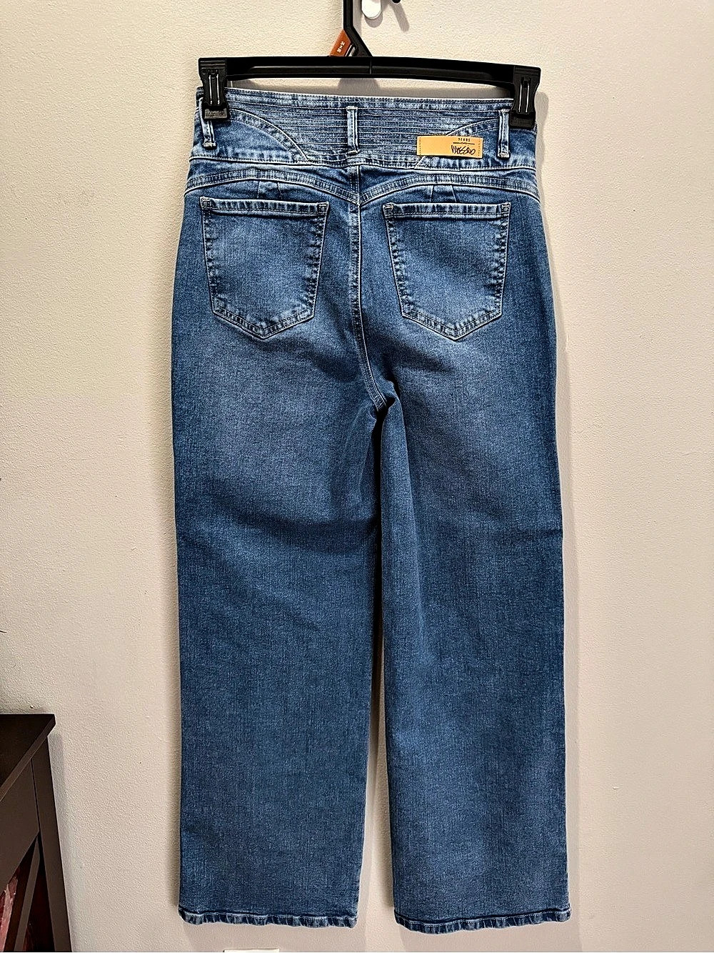 Falabella Denim Collection wide-leg jeans Wide Leg Blue Jeans Waist 27 NWT - Picture 3 of 11